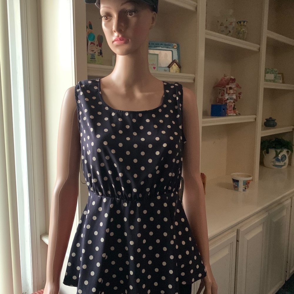 Polka dot blouse